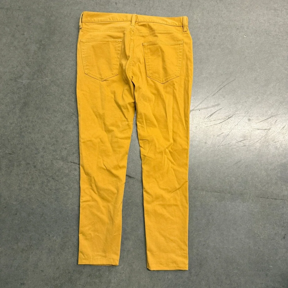 Banana Republic Traveler Slim Fit Pants Ochre Yellow 34x27 S/744271-05 Mens